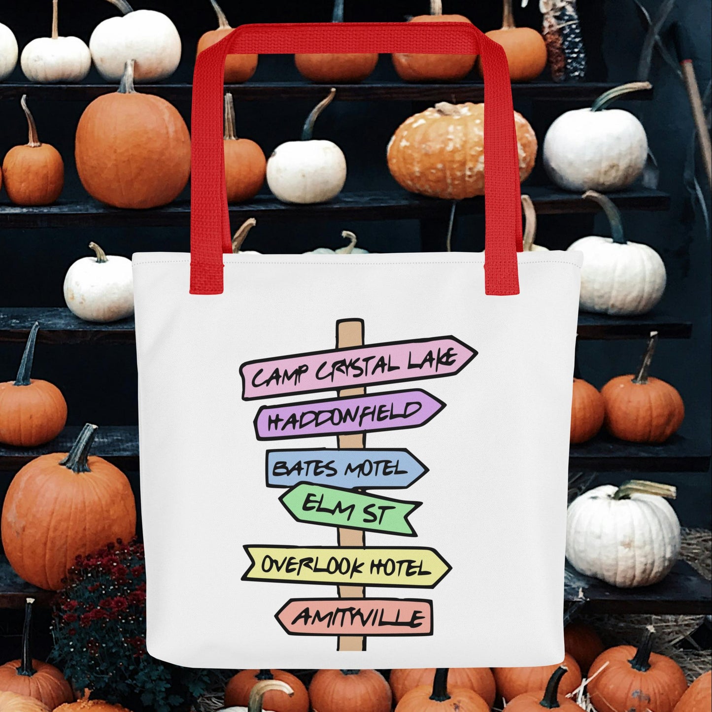 Pastel Horror Location Tote bag