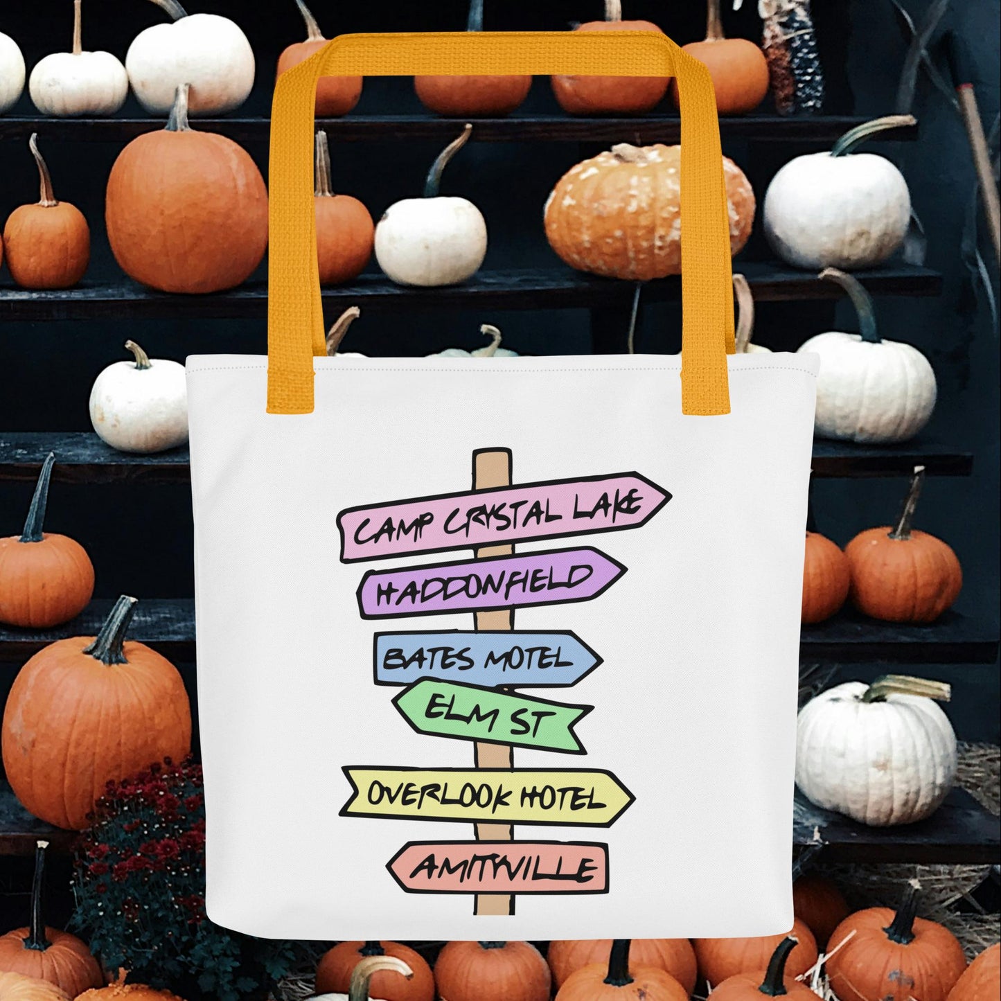 Pastel Horror Location Tote bag