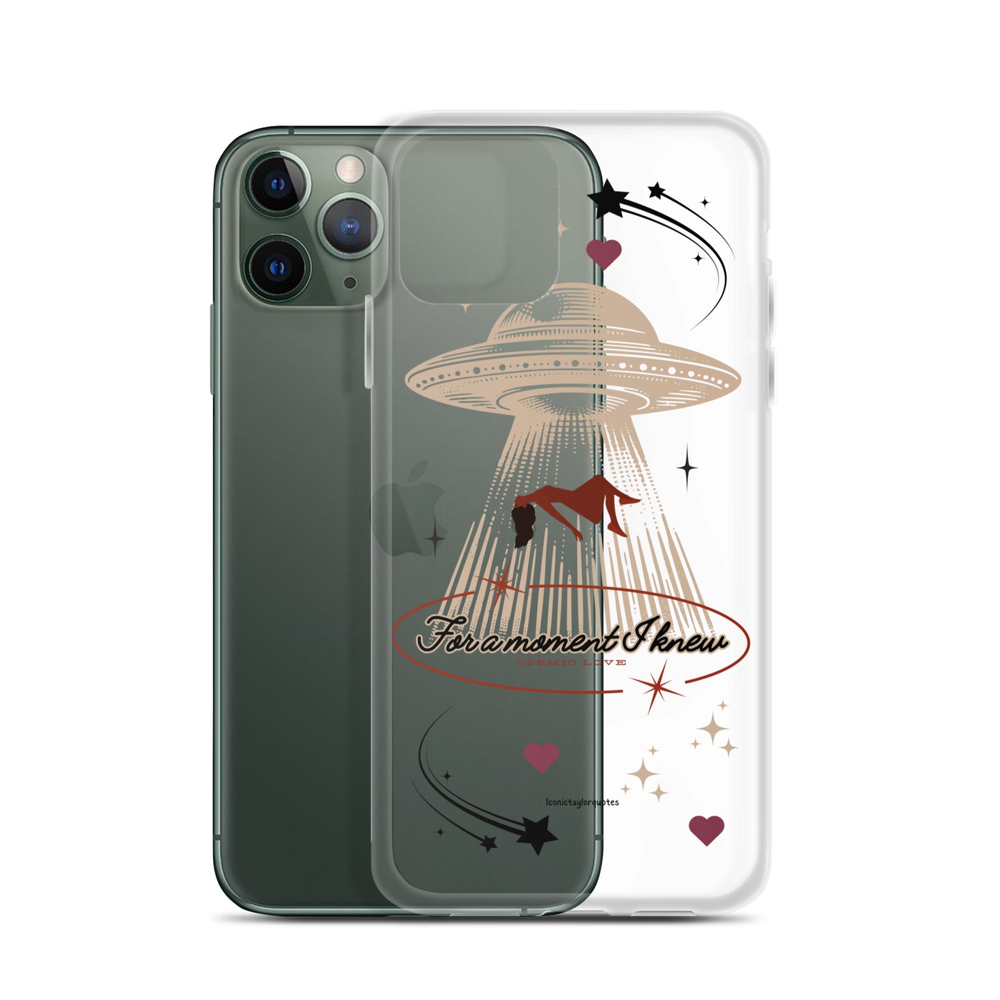 Down Bad Lyric Clear Case for iPhone®