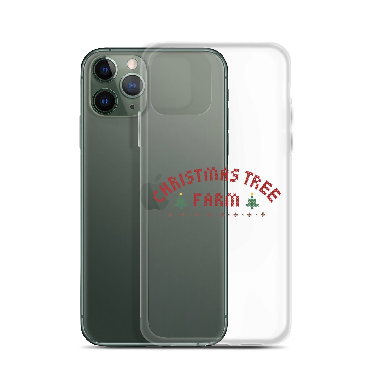 Christmas Tree Farm Clear Case for iPhone®