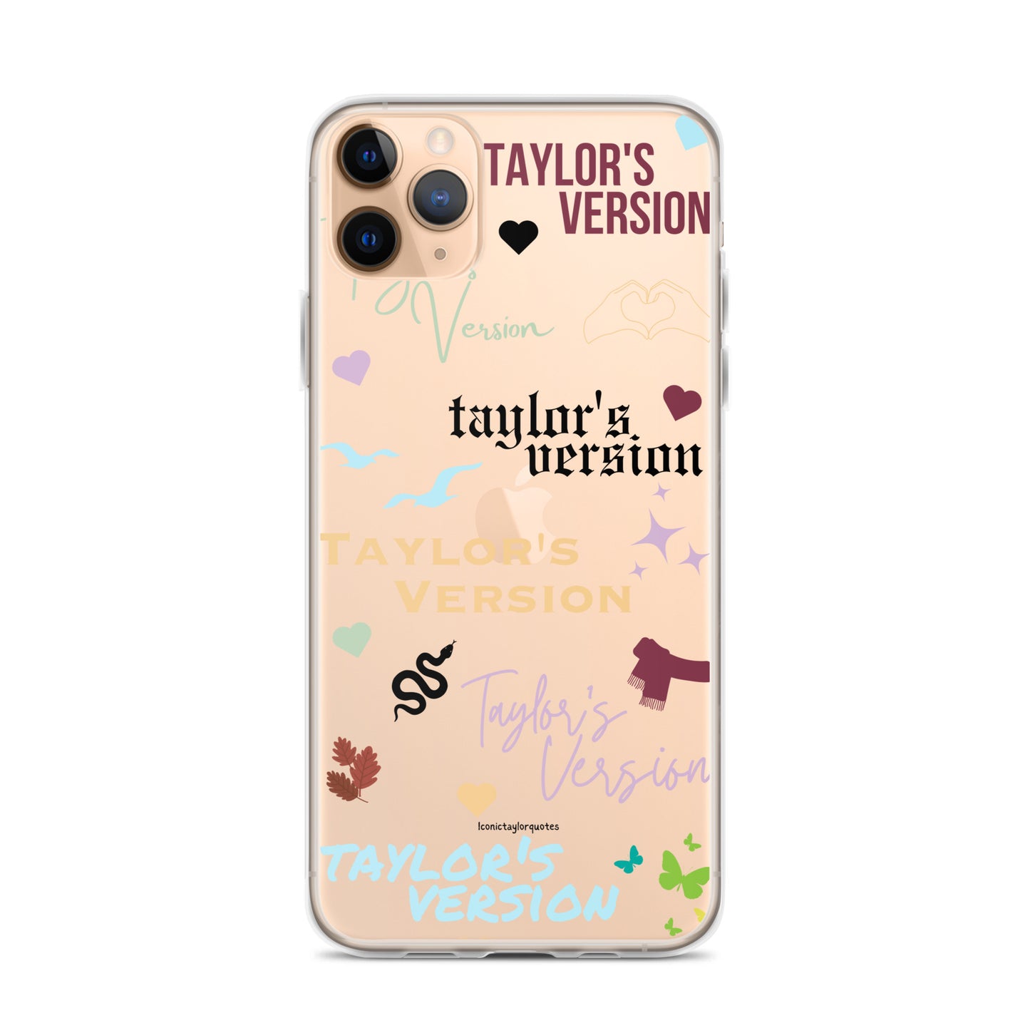 Taylor's Version Multi Font Clear Case for iPhone®