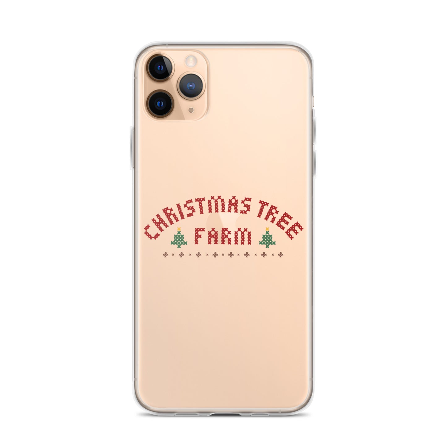 Christmas Tree Farm Clear Case for iPhone®