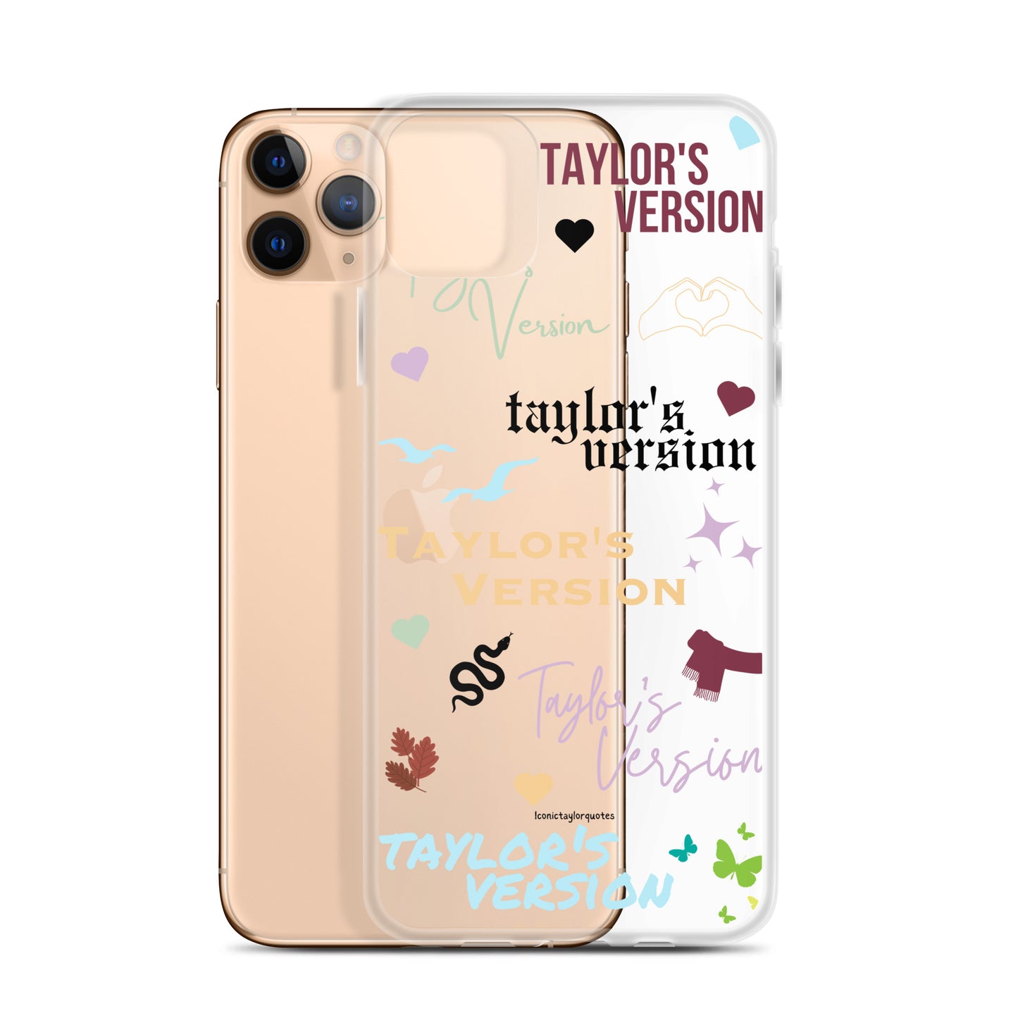 Taylor's Version Multi Font Clear Case for iPhone®