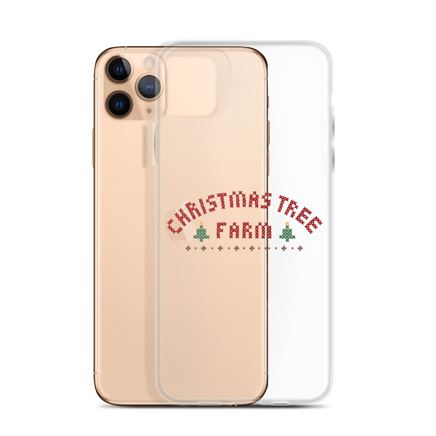 Christmas Tree Farm Clear Case for iPhone®