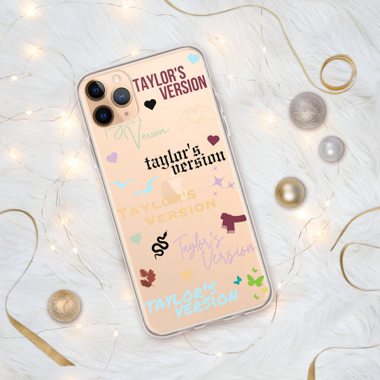 Taylor's Version Multi Font Clear Case for iPhone®