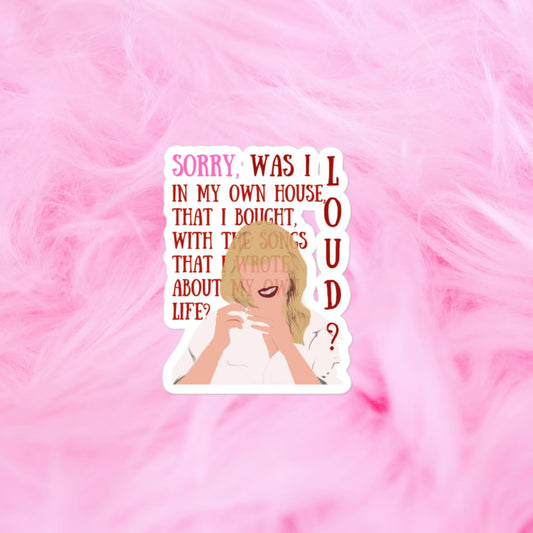 Miss Americana Quote Sticker