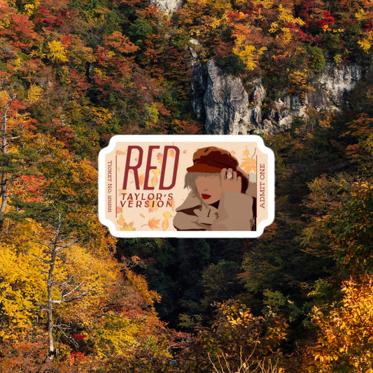 RED TV Album Sticker