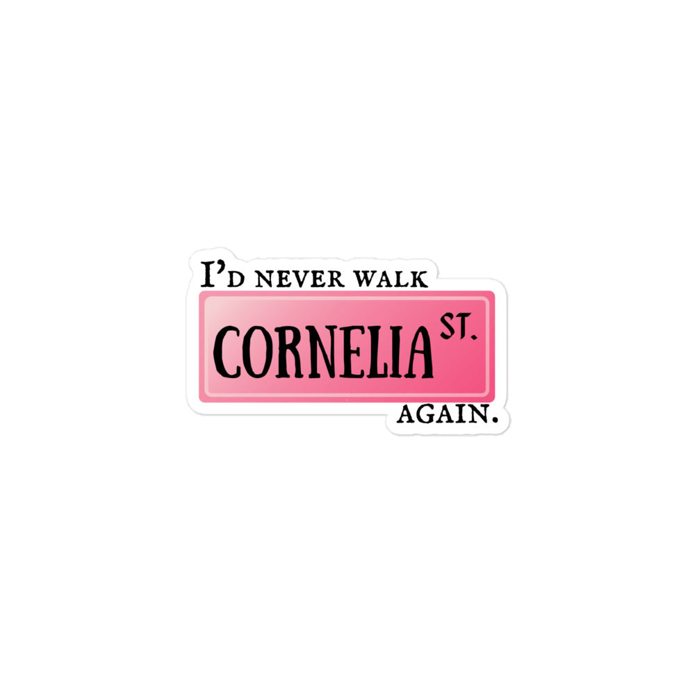 Cornelia Street Sticker