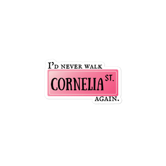 Cornelia Street Sticker