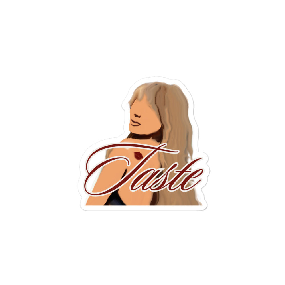 Taste Lyrics Sabrina Sticker