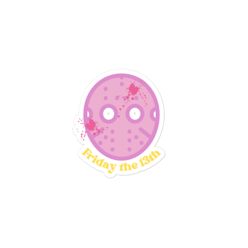 Friday 13th Pastel Horror Sticker