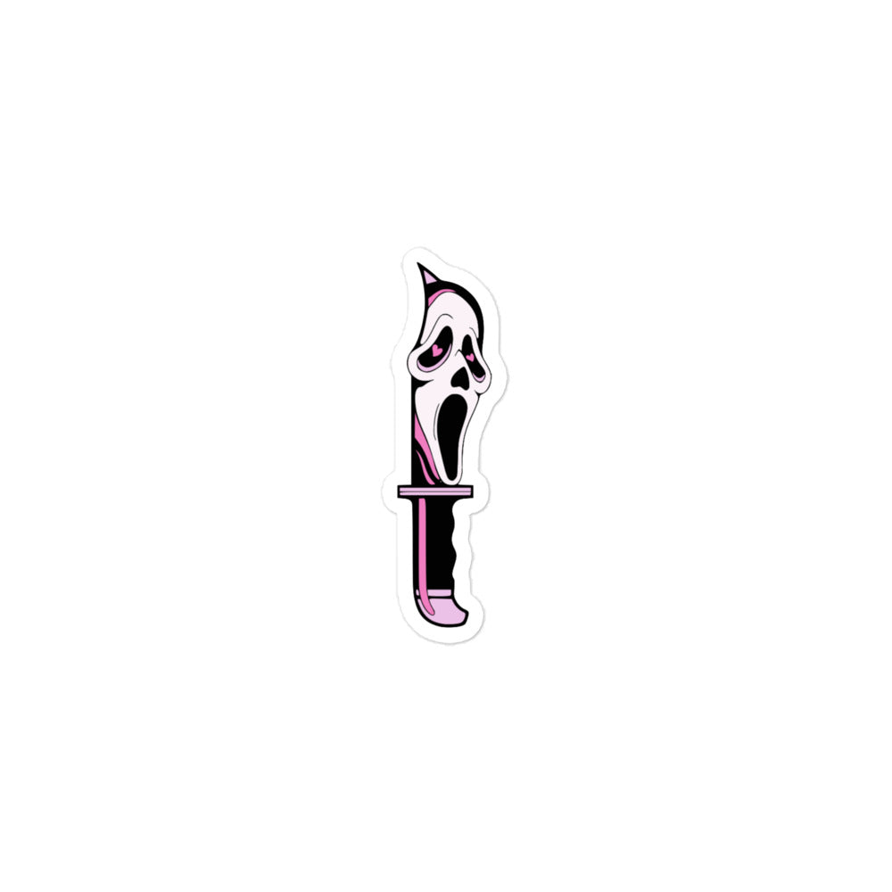 Ghostface Knife Sticker