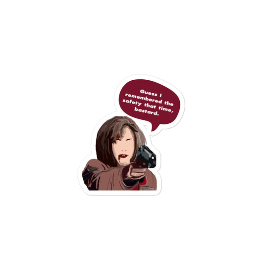 Gale Weather Quote Scream Horror Sticker