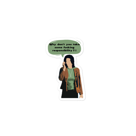 Sidney Prescott Scream 3 Quote Horror Sticker