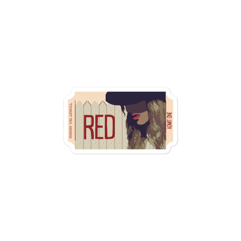 RED stolen version Album Sticker