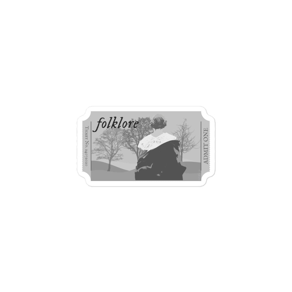 folklore Album Sticker