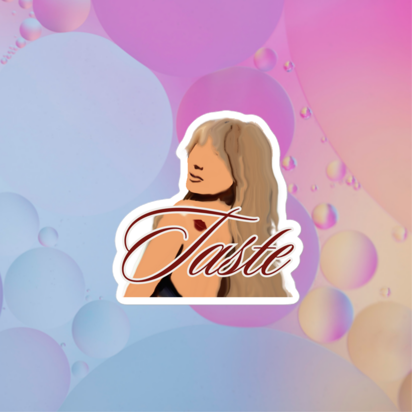 Taste Lyrics Sabrina Sticker