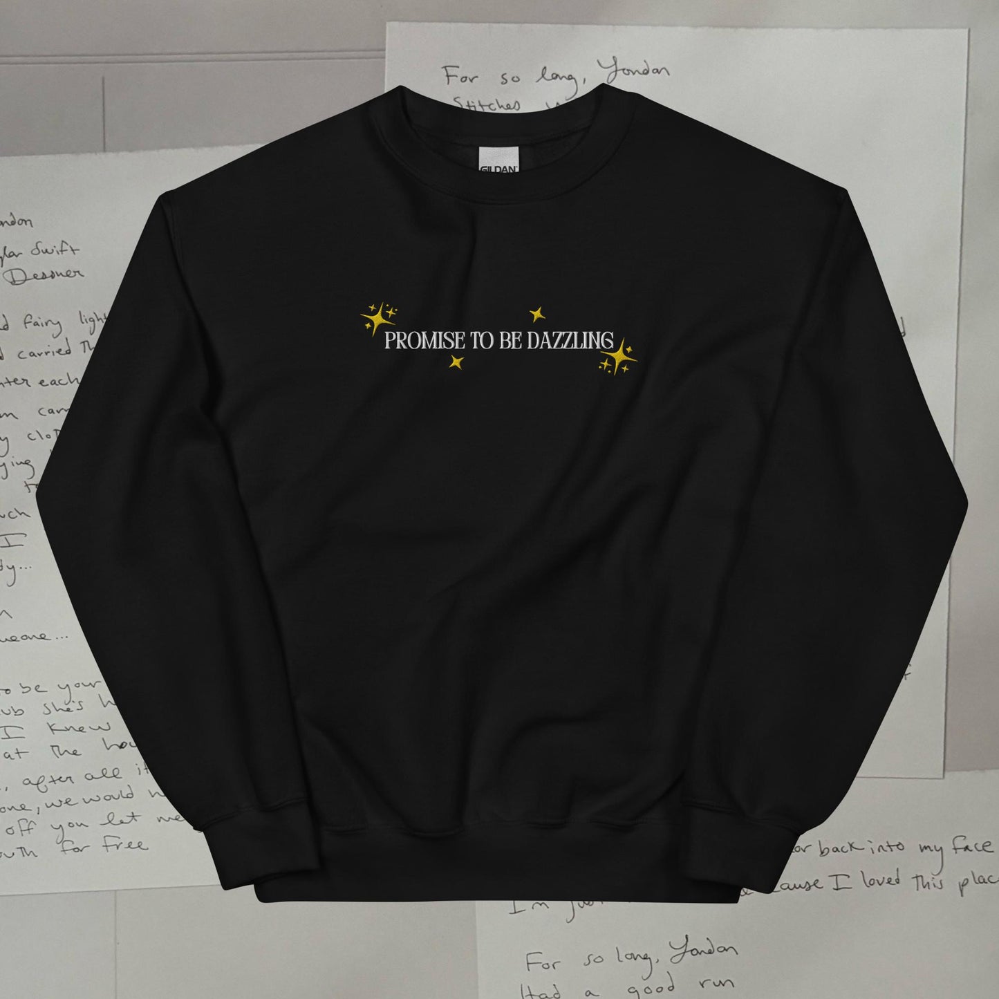 Clara Bow Embroidered Lyric Unisex Sweatshirt