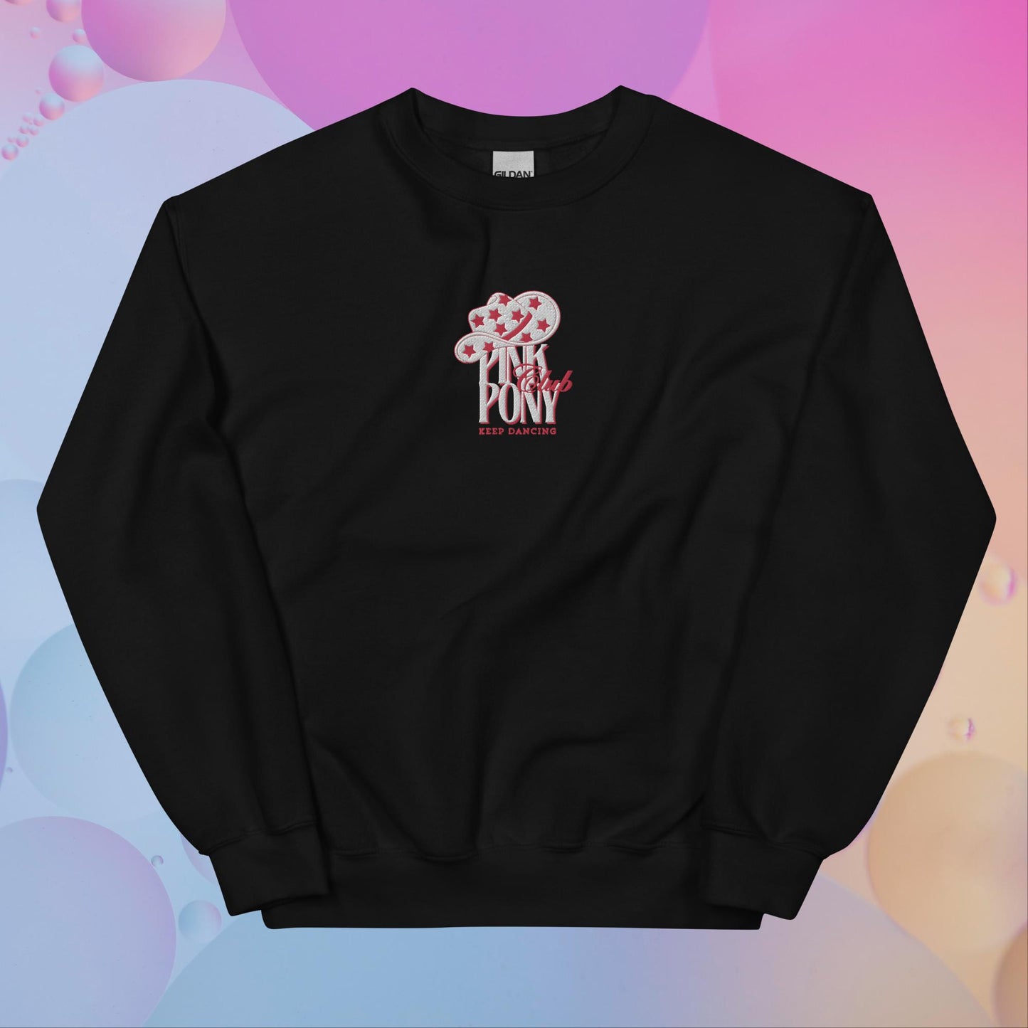 Pink Pony Club Embroidered Unisex Sweatshirt