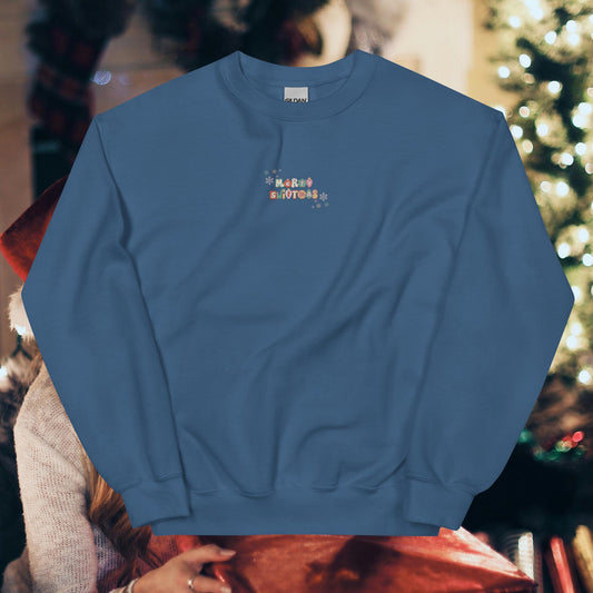 Merry Swiftmas Embroidered Logo Unisex Sweatshirt