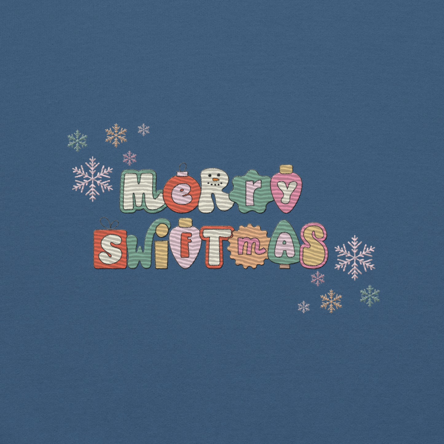 Merry Swiftmas Embroidered Logo Unisex Sweatshirt