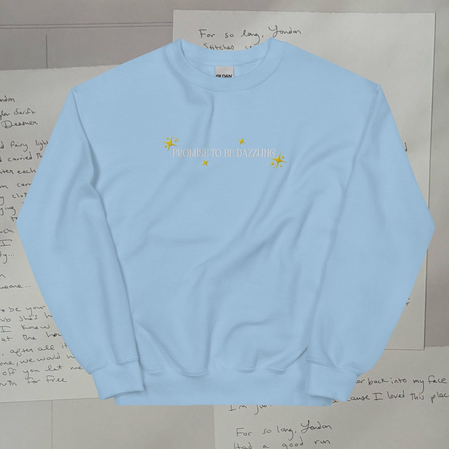 Clara Bow Embroidered Lyric Unisex Sweatshirt