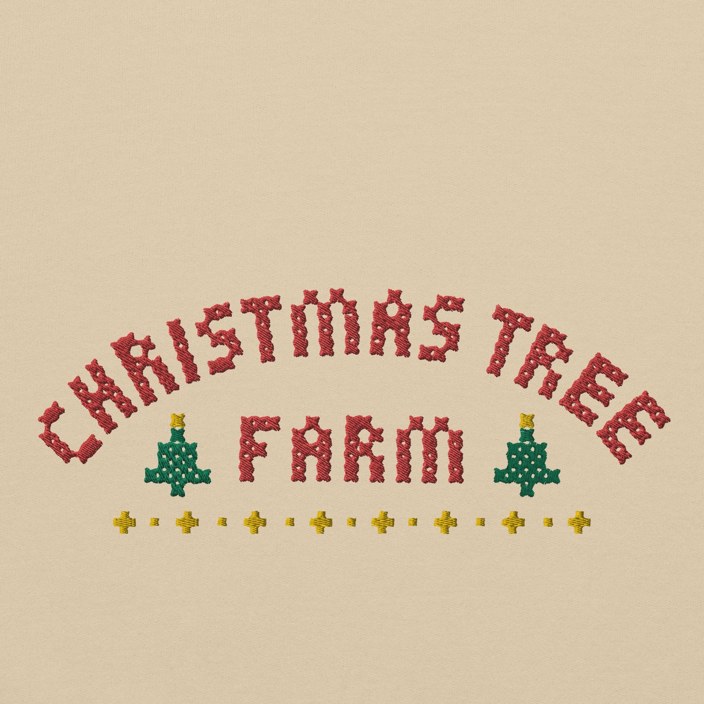 Christmas Tree Farm Embroidered Unisex Sweatshirt