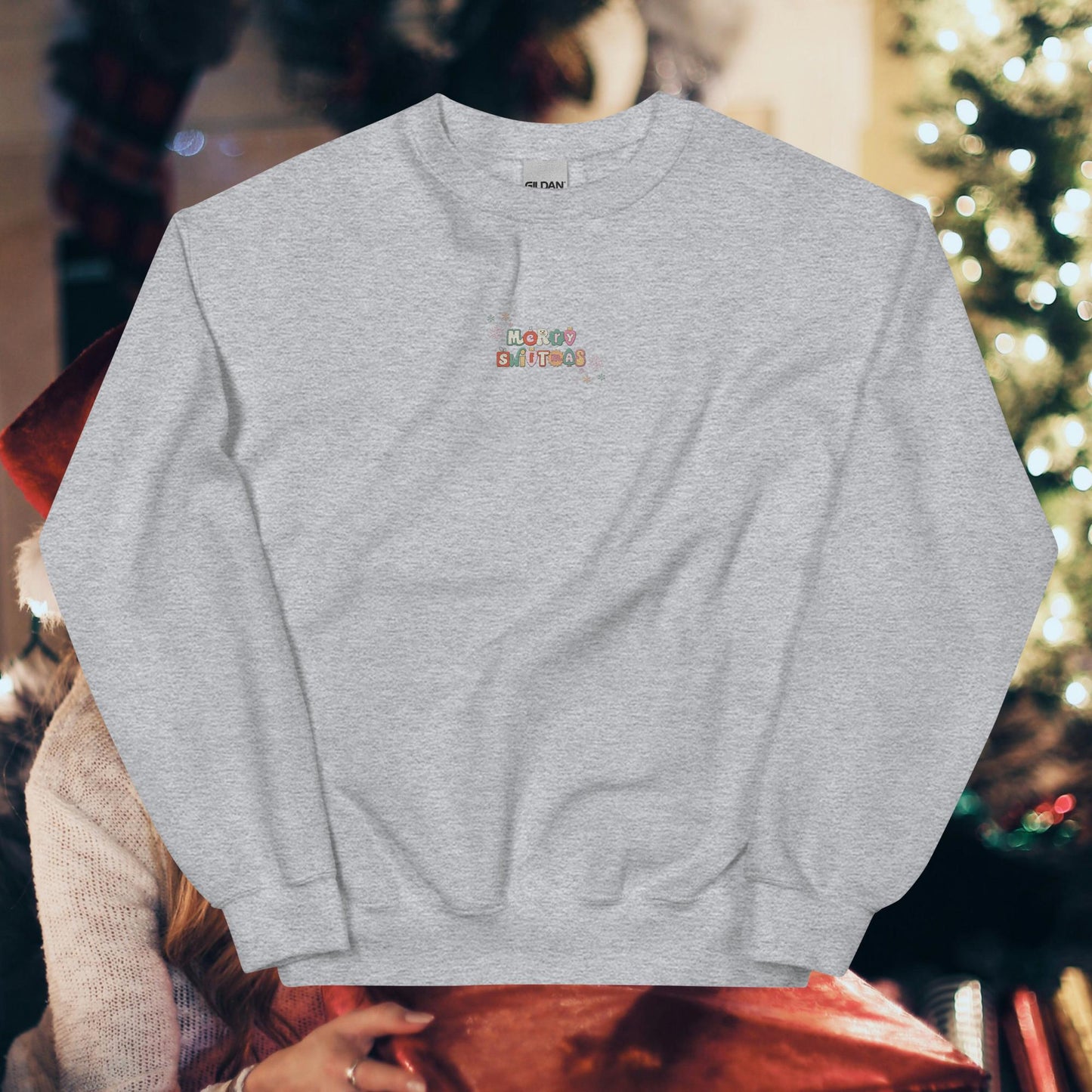 Merry Swiftmas Embroidered Logo Unisex Sweatshirt