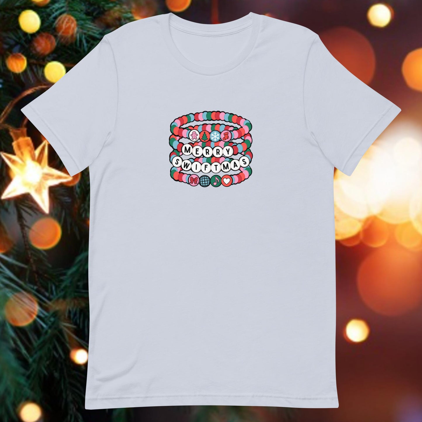 Merry Swiftmas Friendship Bracelet Unisex t-shirt