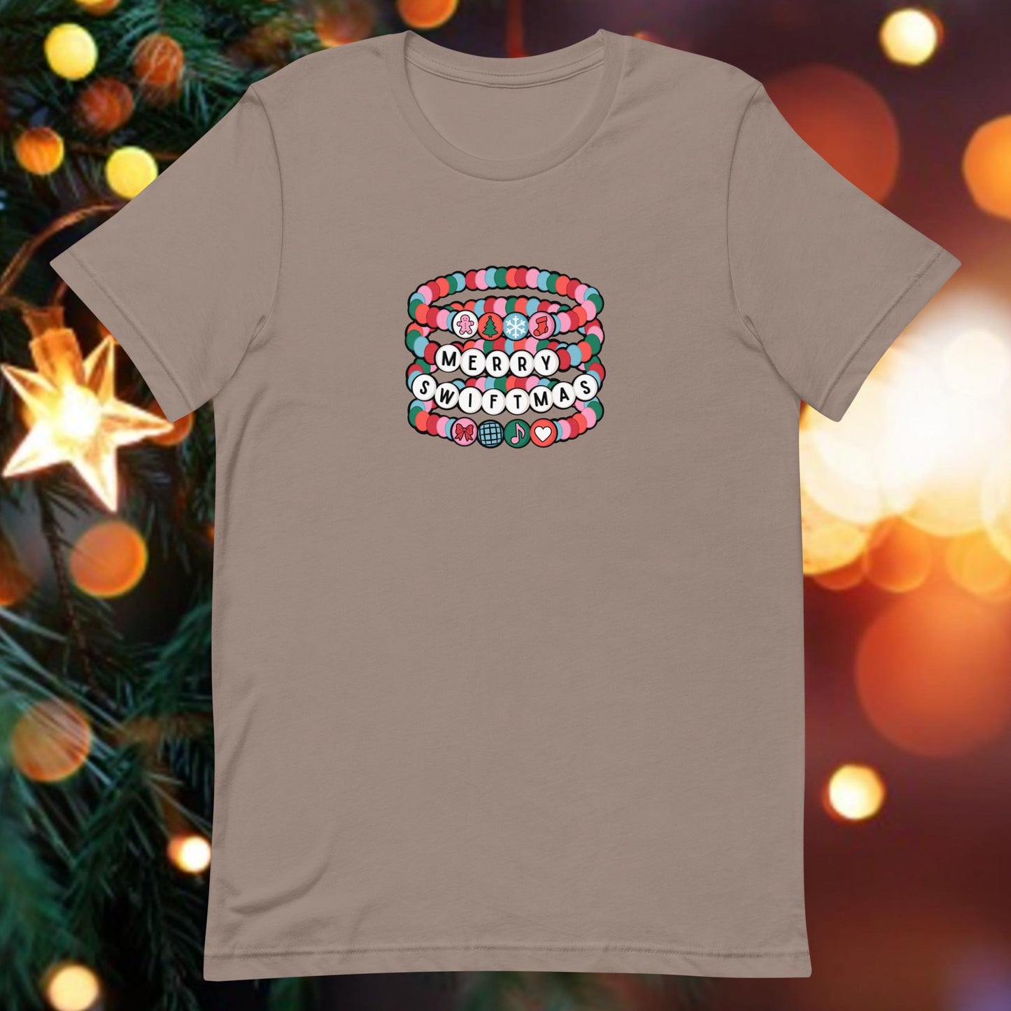 Merry Swiftmas Friendship Bracelet Unisex t-shirt