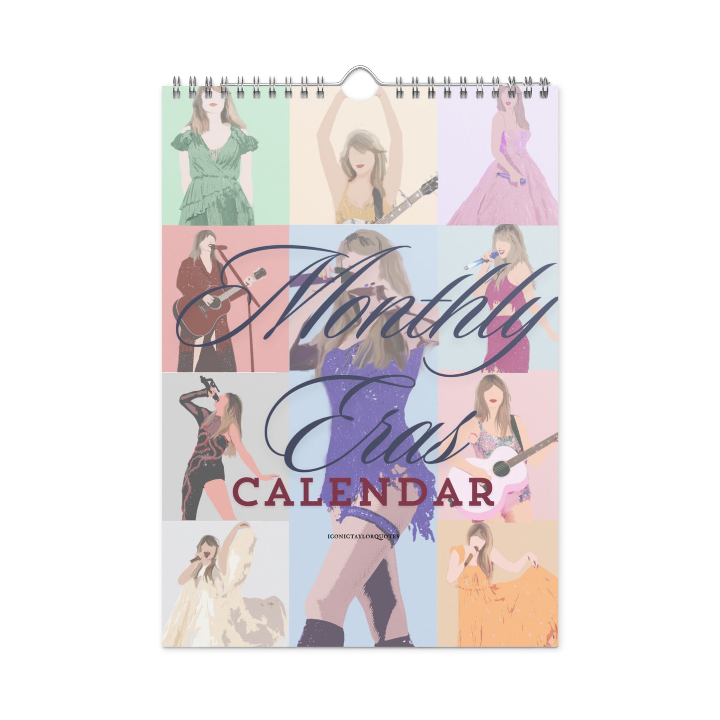 The Eras Monthly Wall calendar (2025)