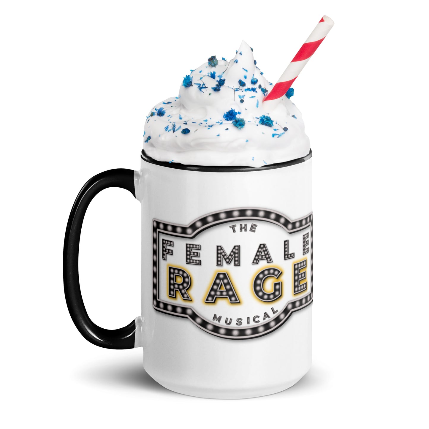 Female Rage the Musical Mug with Color Inside