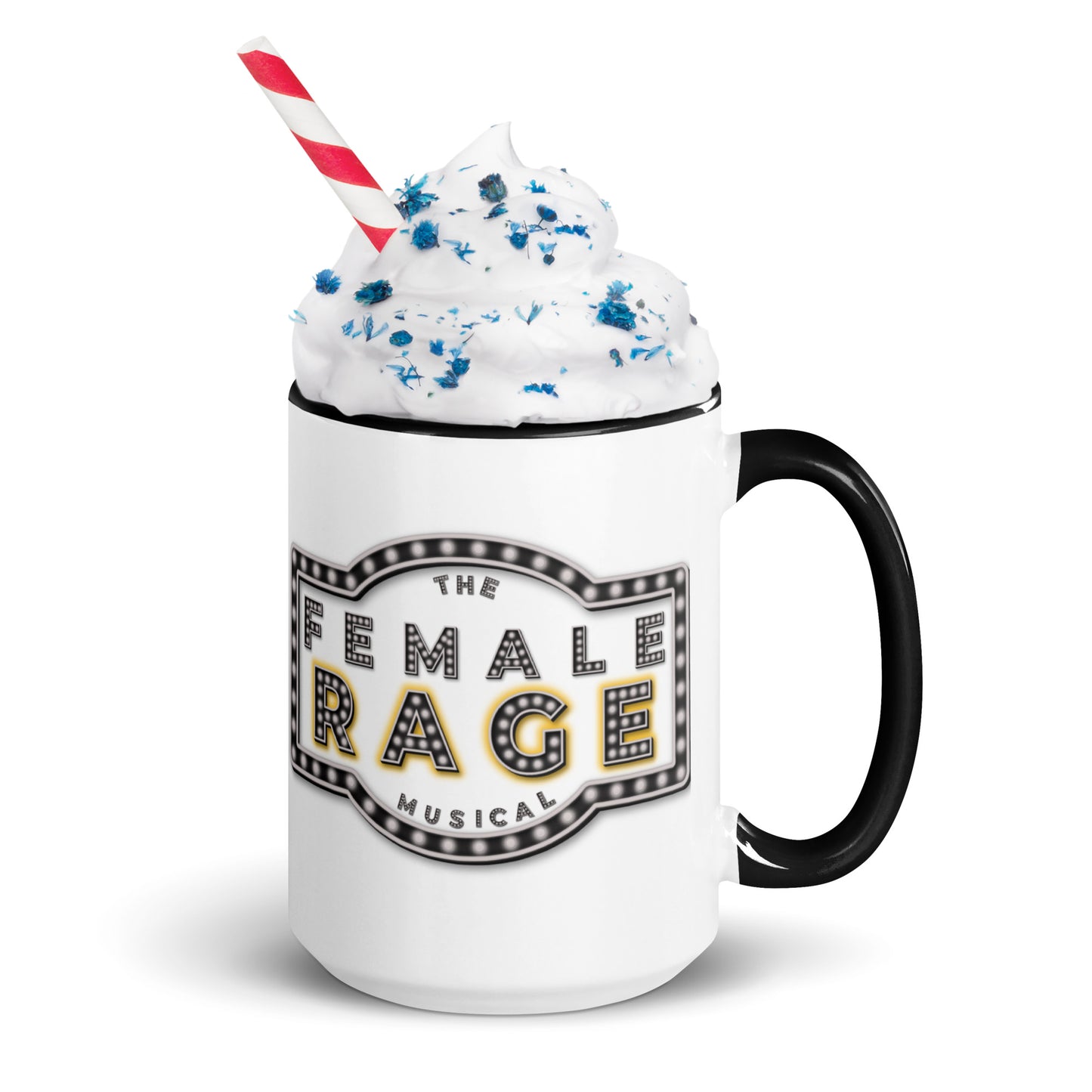 Female Rage the Musical Mug with Color Inside