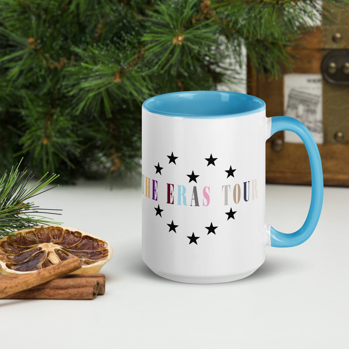 Eras Tour Heart Mug with Color Inside