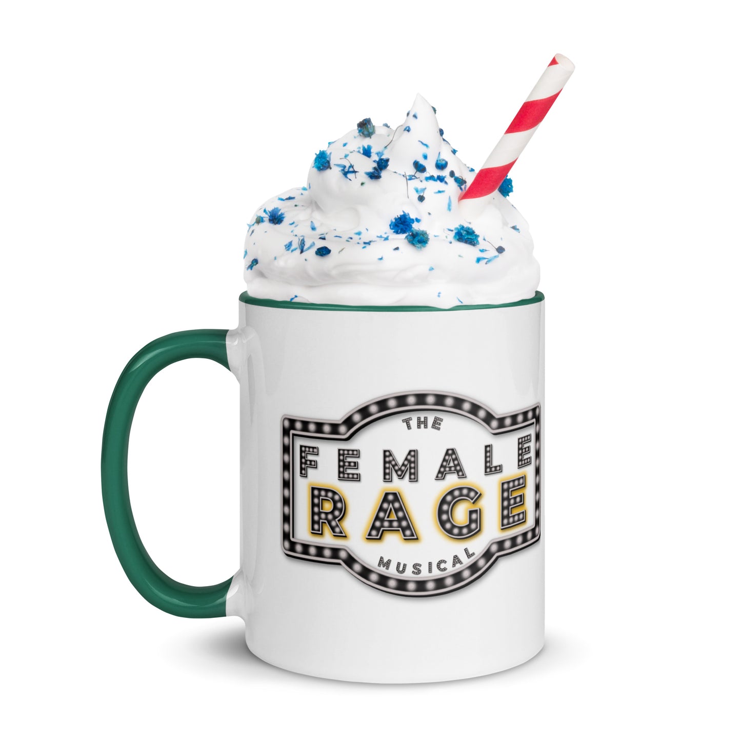 Female Rage the Musical Mug with Color Inside