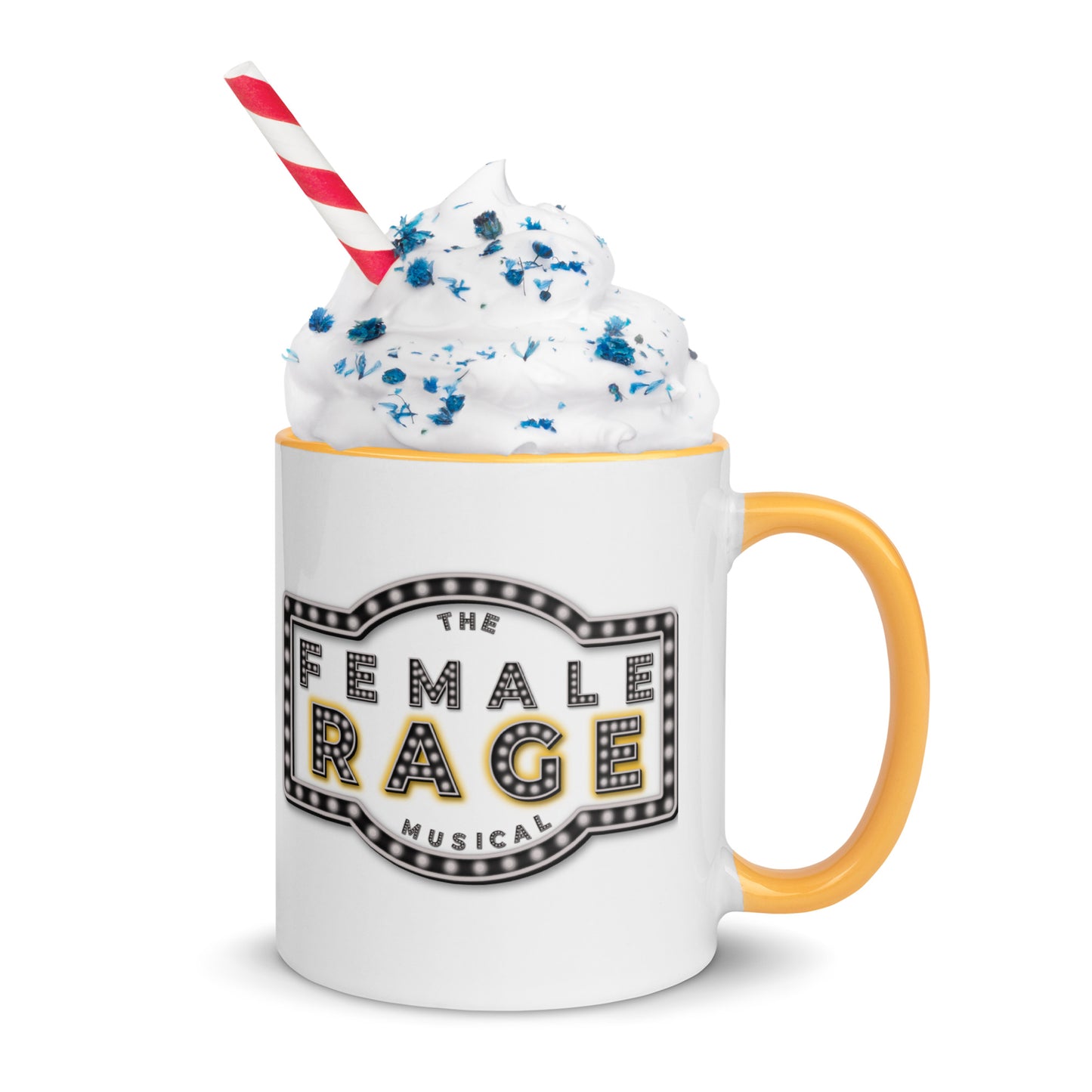 Female Rage the Musical Mug with Color Inside