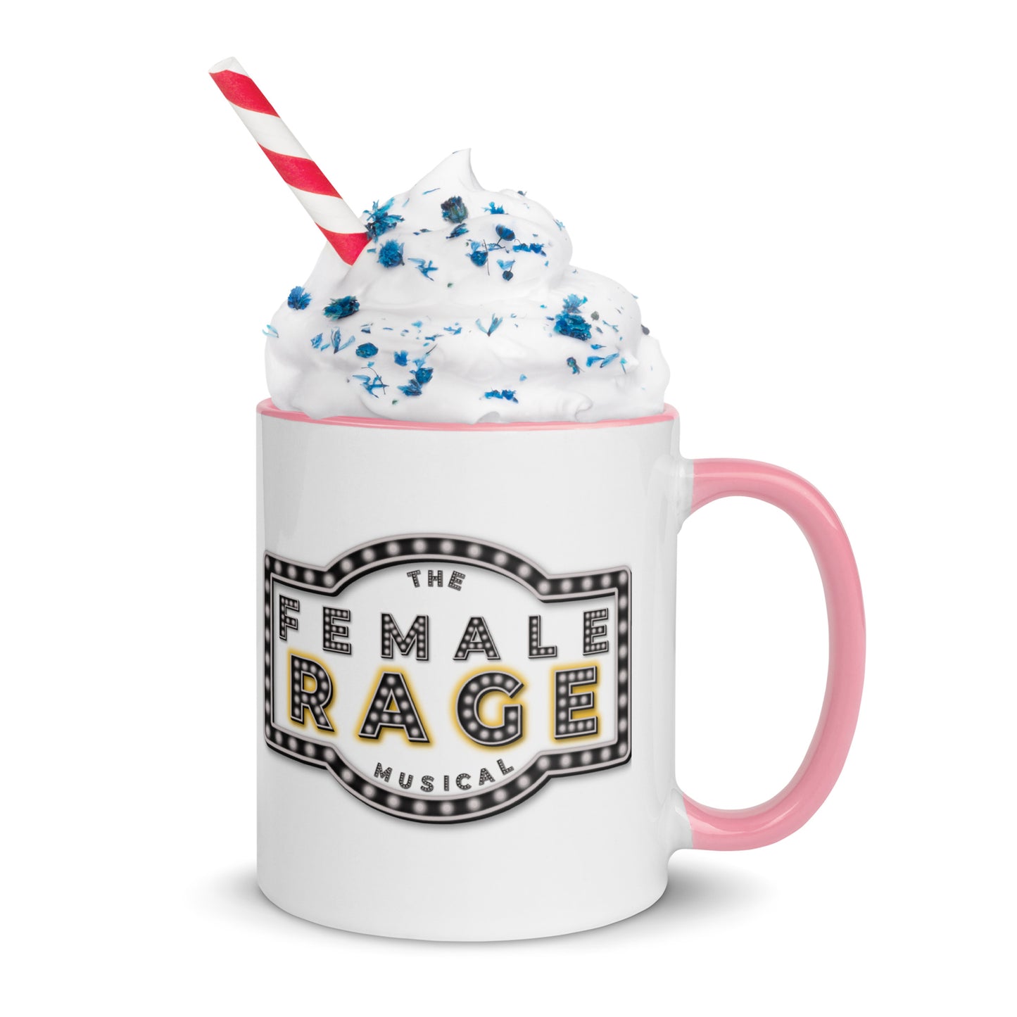 Female Rage the Musical Mug with Color Inside