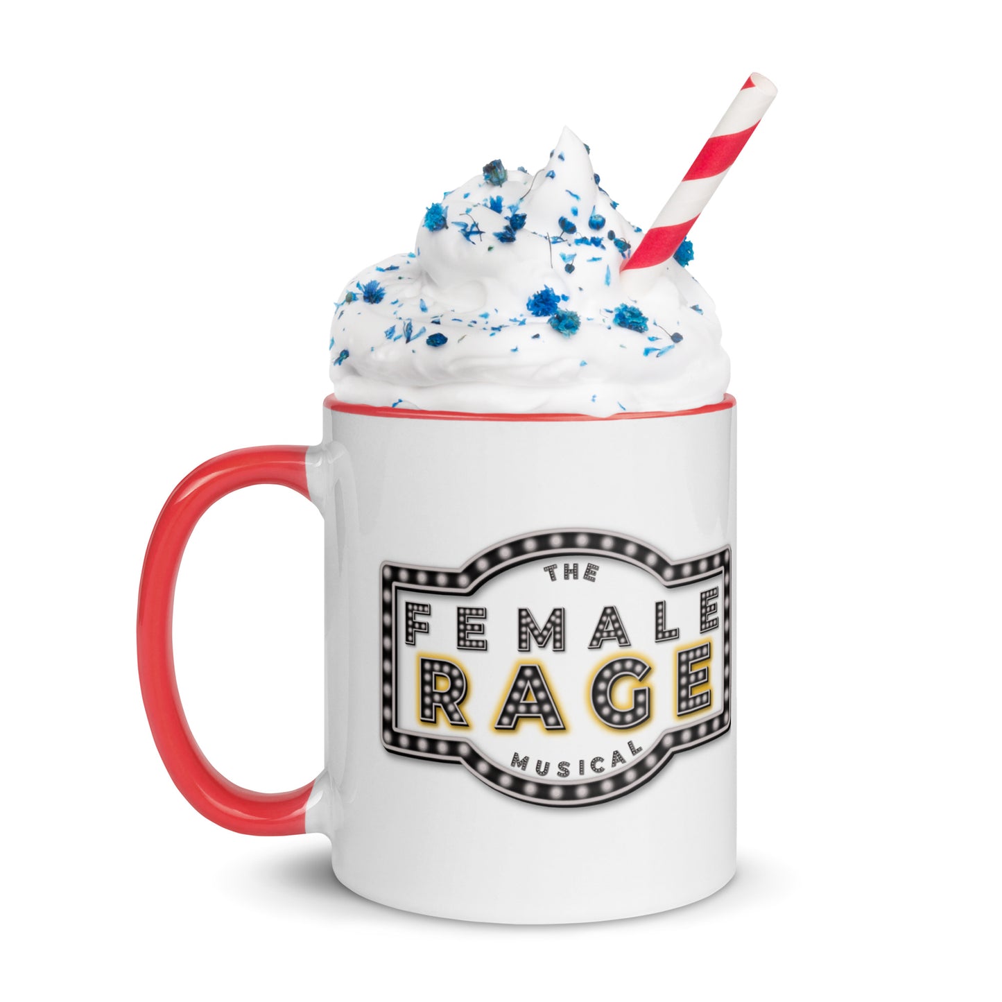 Female Rage the Musical Mug with Color Inside