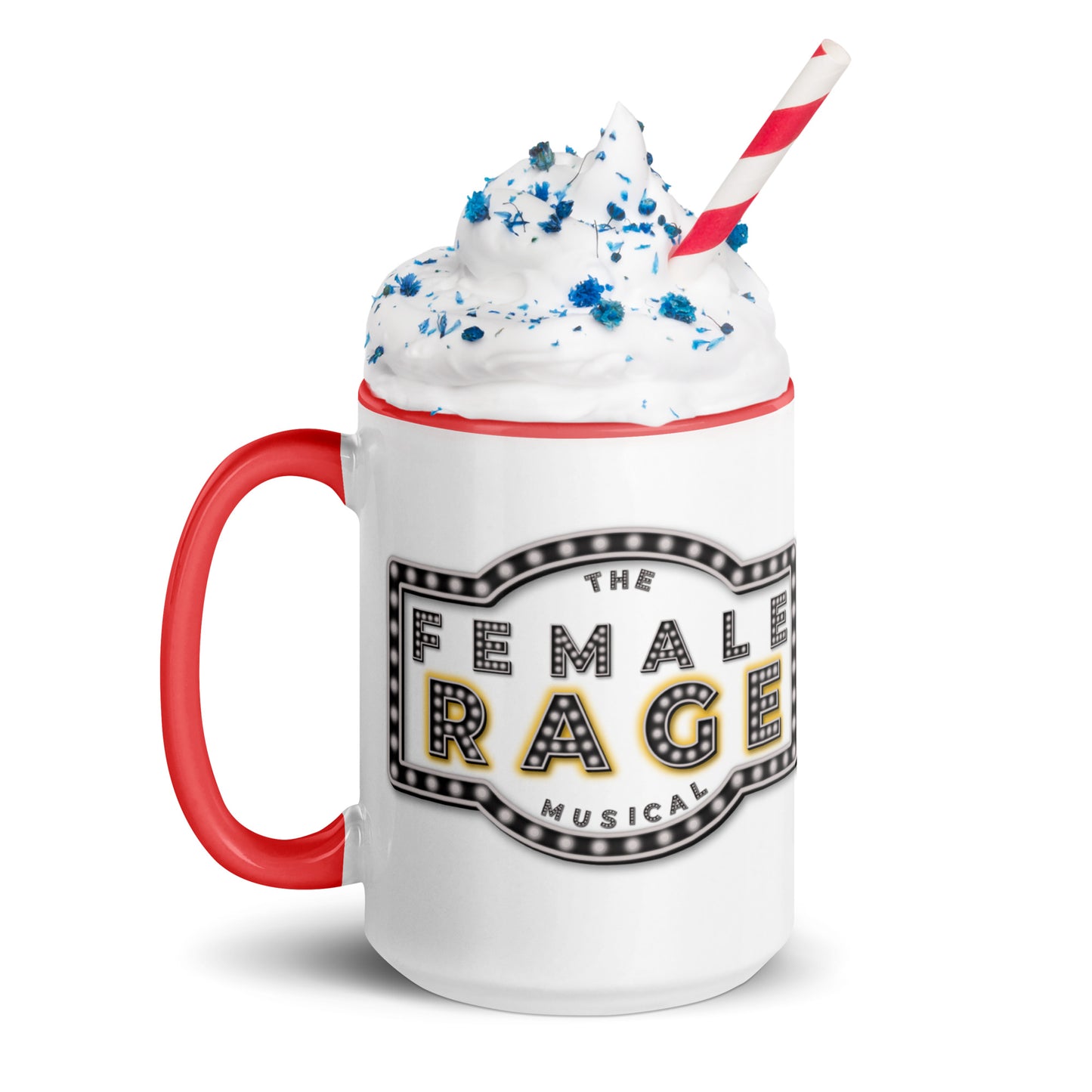 Female Rage the Musical Mug with Color Inside