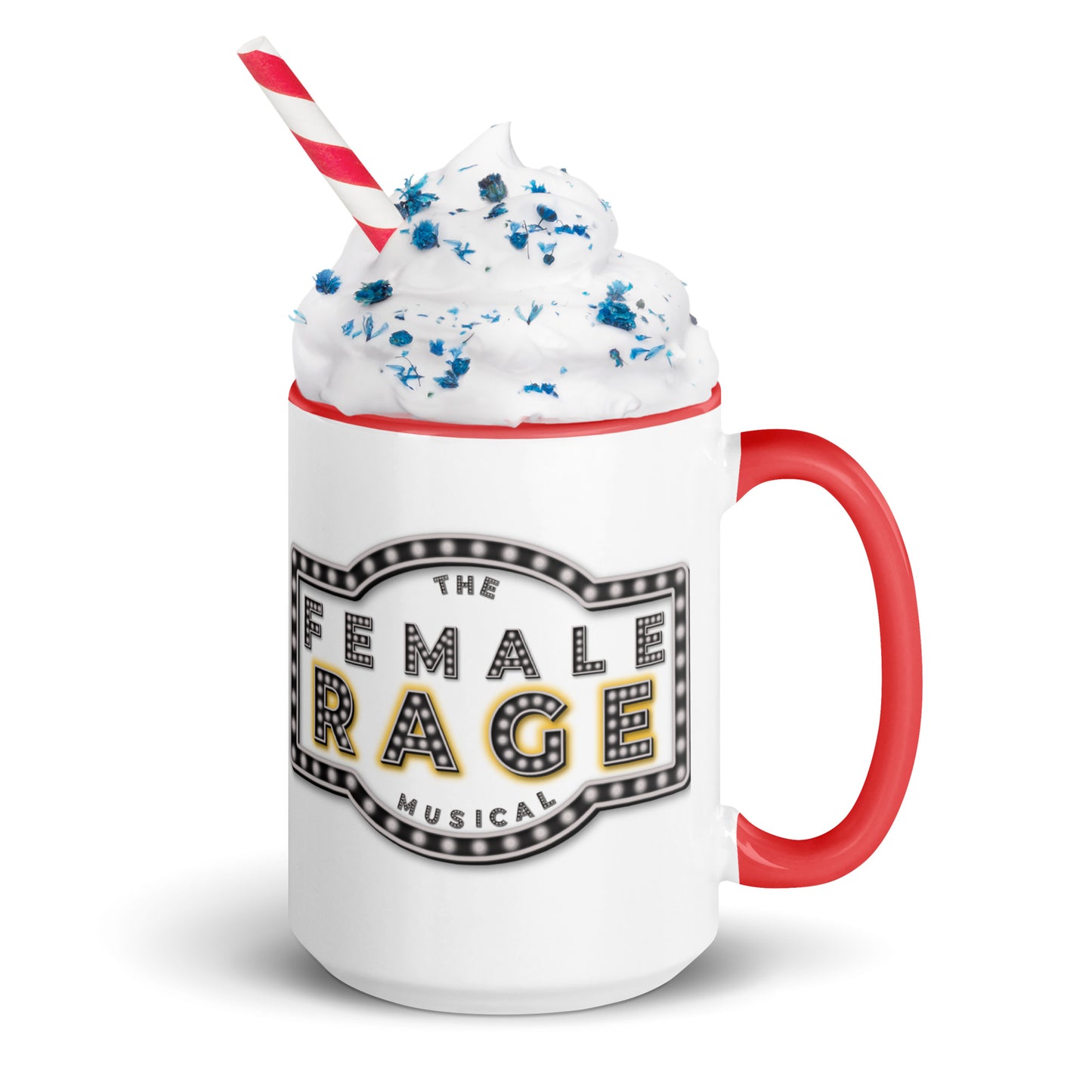 Female Rage the Musical Mug with Color Inside