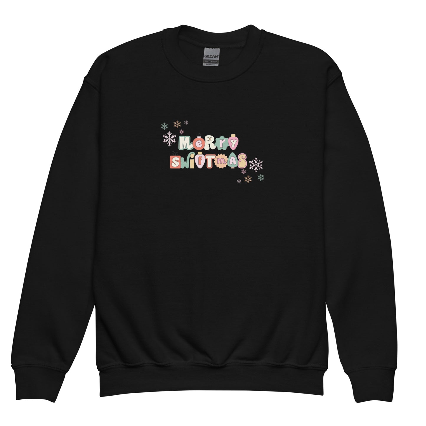 KIDS Merry Swiftmas Youth crewneck sweatshirt